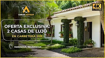 Tu Hogar y Tu Inversión en un Solo Lugar | 2 Casas en Venta en Carretera Sur, Managua