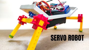 Simple Arduino robot|Servo motor Robot| Arduino project |arduino robot
