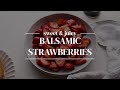 Balsamic strawberries