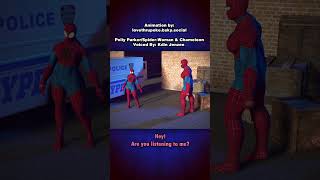 Polly Parker In Double Trouble... ! #voiceover #voiceacting #spiderman #animation #memes #meme