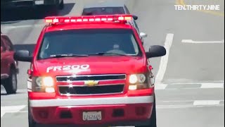 LAFD FAST RESPONSE 200 RESPONDING