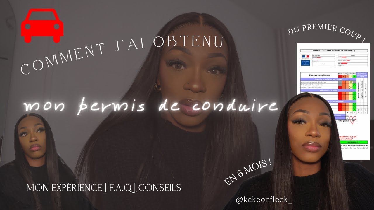 Je te raconte comment j’ai obtenu mon permis de conduire 🚗 (DU PREMIER