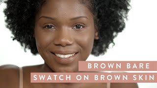 Swatches of Menteds Brown Bare Lipstick | MENTED COSMETICS