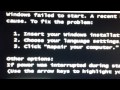 Windows error recovery. Help me!!