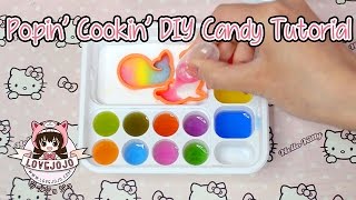 Kracie Popin' Cookin' DIY Candy Kit Painting Gummy Land Tutorial with LoveJojo ❤