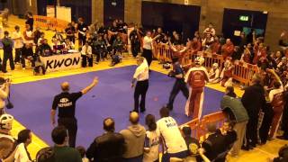 Wales vs Northern Ireland Kickboxing David Grady (Wales)