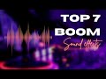 Top 7 boom sound effects for editing