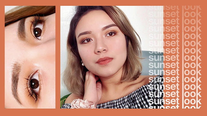 trying the scotch tape makeup hack | an amateur sunset look