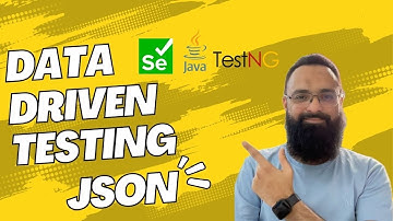 Data Driven Testing in Selenium WebDriver with JSON file | Automation Testing | Web Automation