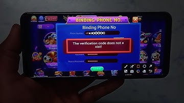 How to fix The verification code does not e xist problem solve in Holy Rummy