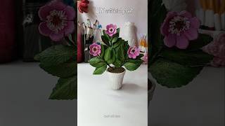 DIY Artificial Plants 🌸🌱 #shorts #diy #craft #handmade