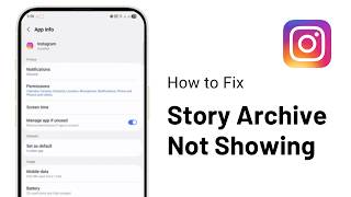 How to Fix Story Archive Not Showing on Instagram