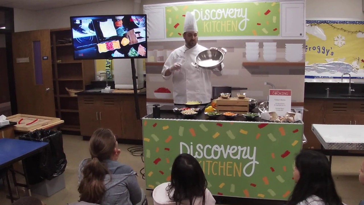 Norwood Chartwells K12 Discovery Kitchen Mobile Cart Stir Fry YouTube