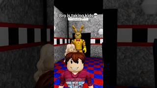 Springbonnie Gets Caught😈🐰😂 #Roblox #Shorts #Funny #Viral #Robloxmemes #Fivenightsatfreddys #Fnaf