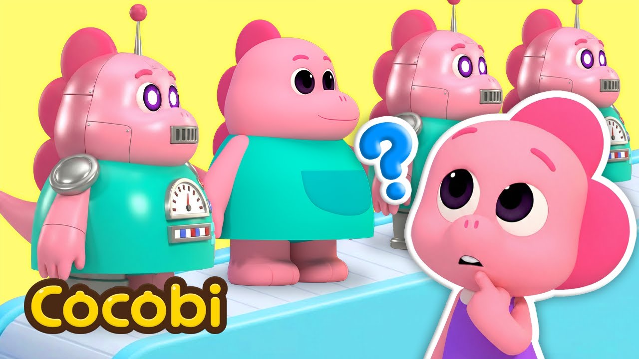 Robot Mom vs Real Mom😱 Who Do You Like More? | Songs for Kids | Cocobi