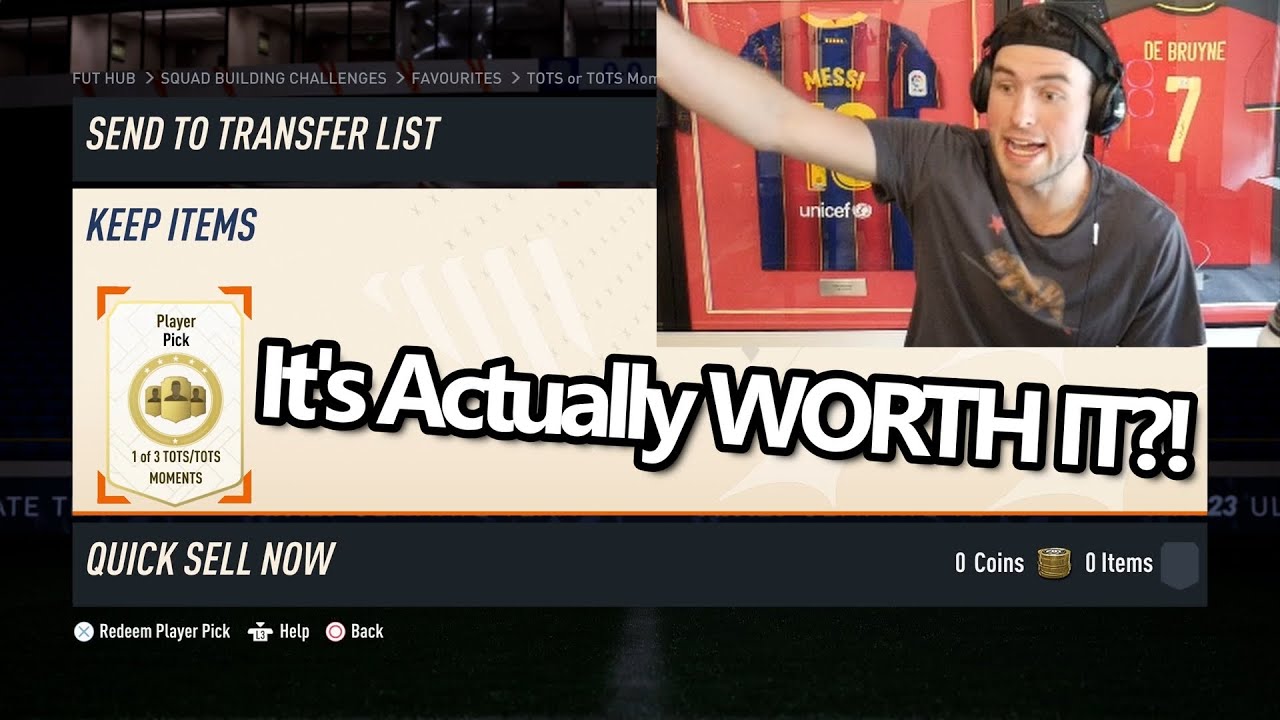 Nick tests NEW TOTS or TOTS Moments Player Pick SBC