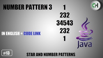 Number Pattern in Java | Number Pattern in Java using for loop | Number Pattern in Java Program