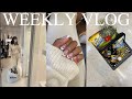 WEEKLY VLOG | shopping for fall boots, new hair/nails & caribbean grocery haul