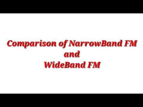 वीडियो: NBFM और WBFM में क्या अंतर है?