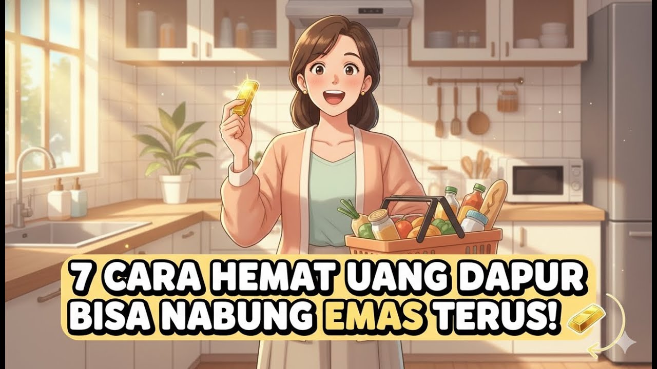 7 Cara Hemat Uang Dapur Tapi Tetap Bisa Nabung Emas Setiap Bulan