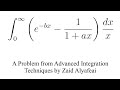 A Problem from Advanced Integration Techniques by Zaid Alyafeai