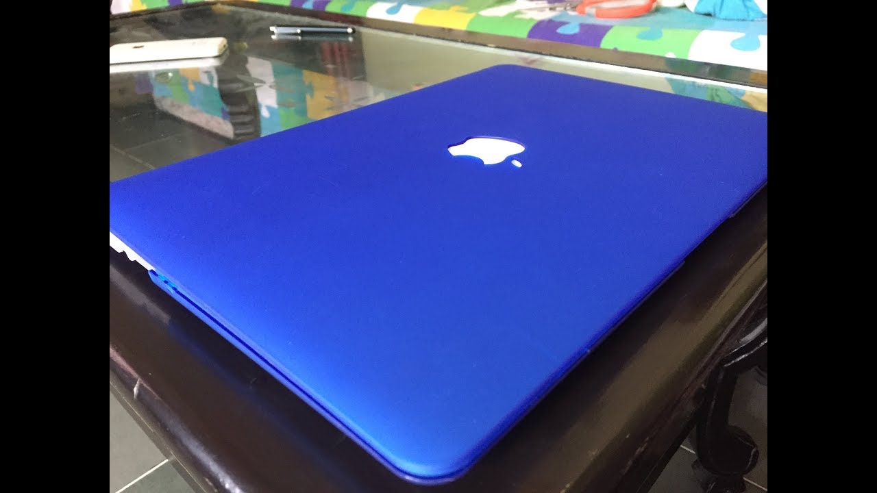 blue macbook air case