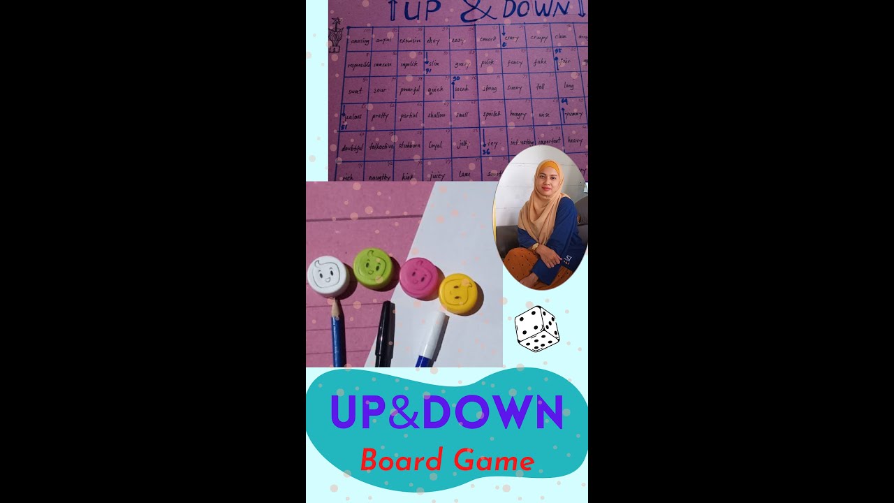 Media Pembelajaran Bahasa Inggris_UP&DOWN Board Game - YouTube