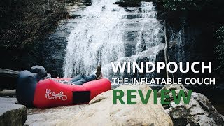 Wind Pouch the Inflatable Couch, Portable Hammock Review - No pump needed!