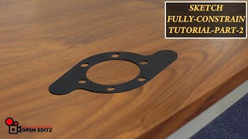 HOW TO SKETCH FULLY-CONSTRAIN TUTORIAL IN CATIA V5