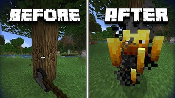 Minecraft, but Breaking Blocks Spawns Mobs