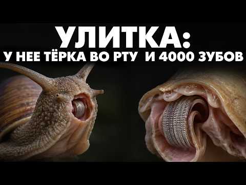 SNAILS - THEY HAVE A GRATER IN THEIR MOUTH AND 4,000 TEETH! 😨