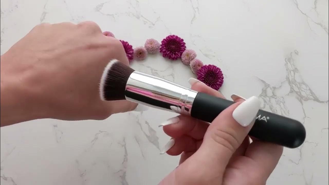 Flat Top Kabuki Foundation Brush By KESHIMA Review YouTube