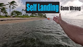Kiteboarding Self Landing Gone Wrong