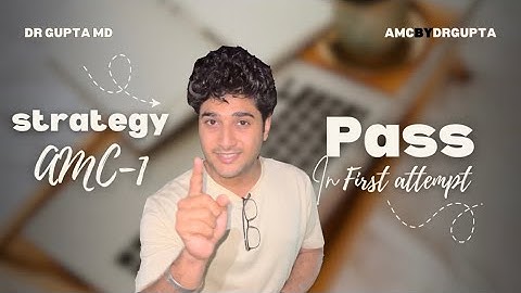AMC 1 Study Plan and Job Situation || Dr Gupta MD || AMC by Dr Gupta