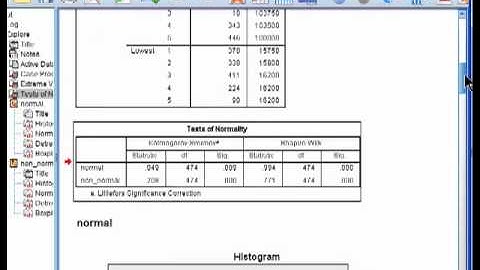 Testing Distributions for Normality - SPSS (part 2)