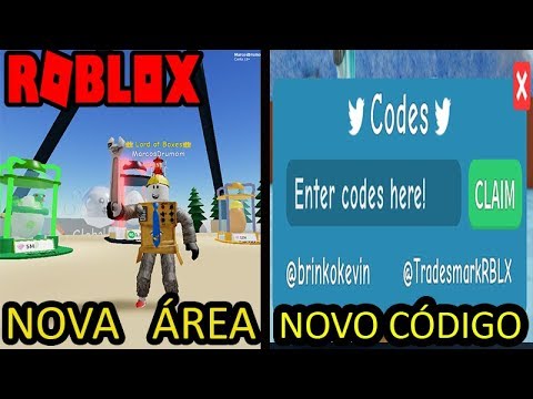Novo Codigo De Coins Nova Area Construction Unboxing Simulator Roblox Blach Profil - novo codigo roblox
