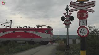 Trecere la nivel cu calea ferată Jugastru (RO) - 5.8.2025 / Ž. přejezd / Romanian railroad crossing