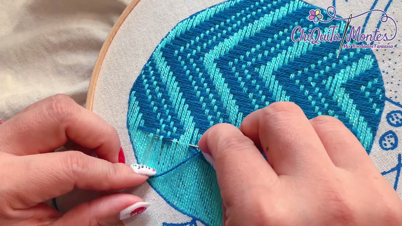 Bordado Fantasía Esfera 8 / Hand Embroidery Christmas Sphere with Fantasy Stitch