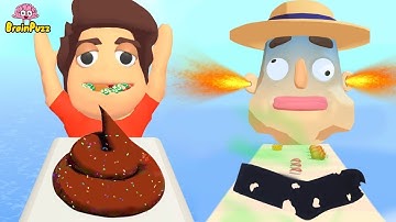 Sandwich Runner & Pancake Run All Levels Mobile Gameplay | Most Best Funny Video Games MAX LEVELS