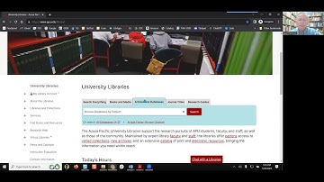 Finding Peer-Reviewed Articles (APU)