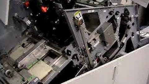 Bourg BSTd Heidelberg Stitch Expert with Bourg BDF Bookletmaker Demo Video