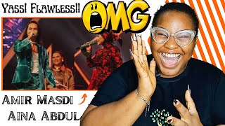 Amir Masdi U0026 Aina Abdul  Senja Nan Merah konsert10qmeletop  Singer Reaction