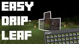 Easiest Dripleaf Farm in Minecraft 1.19+ (AFK)