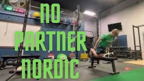Nordic Hamstring Curl with No Partner Setup