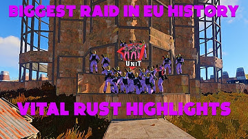 The BIGGEST RAID in EU VITAL HISTORY / 270 ROCKETS / .unit