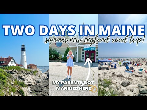 TWO DAYS IN PORTLAND & OGUNQUIT, MAINE || Summer New England Road Trip