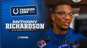 Anthony Richardson Media Availability : August 19