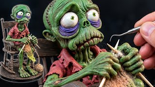ZOMBIE WHO KNITS AT NIGHT! 🧟‍♂️🧶 | Diorama