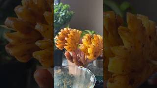 Tangy Grilled Pineapple in Airfryer 🍍🍍BBQ Style Recipe #GrilledPineapple #bbq  #ViralShorts #shorts