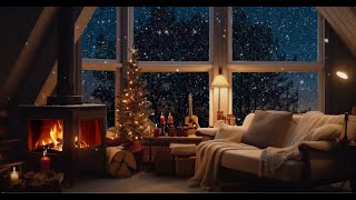 Cozy Night Christmas Soft Jazz Music Relaxing In Living Room - Jazz Music for Relax, Chill and Sleep